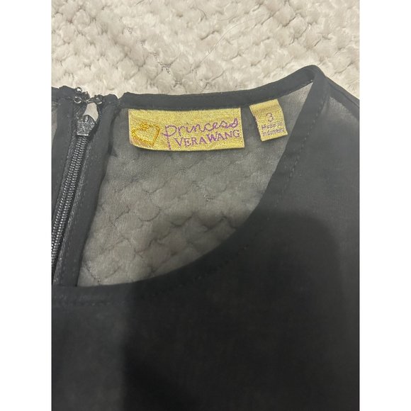 Princess Vera Black Dress Size 3 - Picture 3 of 4